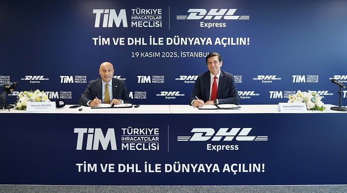 TİM Başkanı Mustafa Gültepe - DHL Express Türkiye CEO'su Volkan Demiroğlu